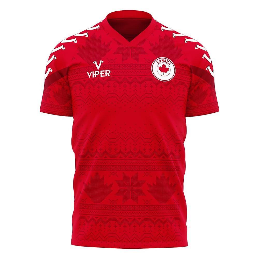 Viper Sportswear Canada 2024-2025 Home Concept Football Kit (Viper) Red M