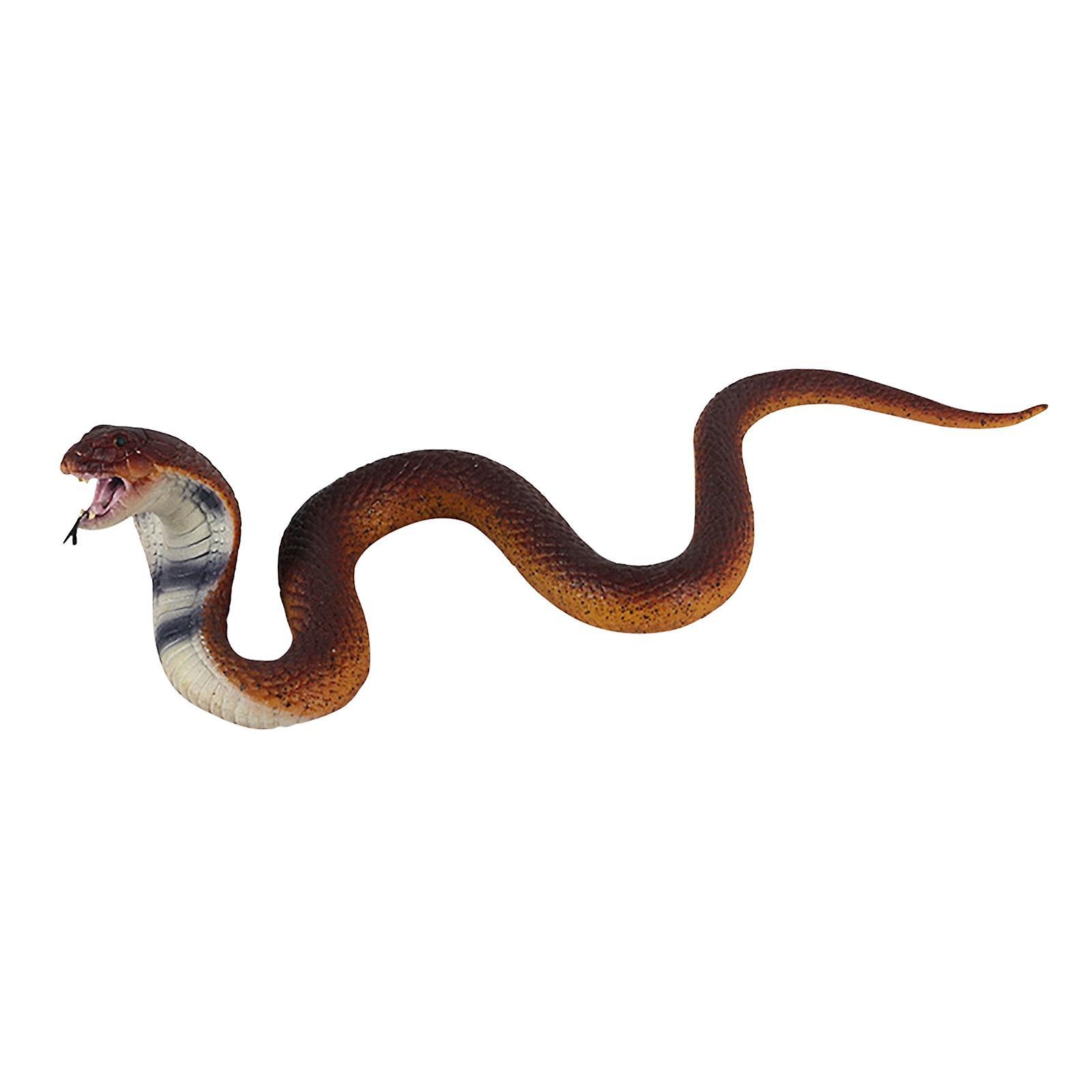 Dandanzhuan Realistic Fake Snakes Toy Rubber Snake Figure For Halloween Prank Props Fake Snake Scare Birds And Squirrels, Boa Constrictor Figurines A