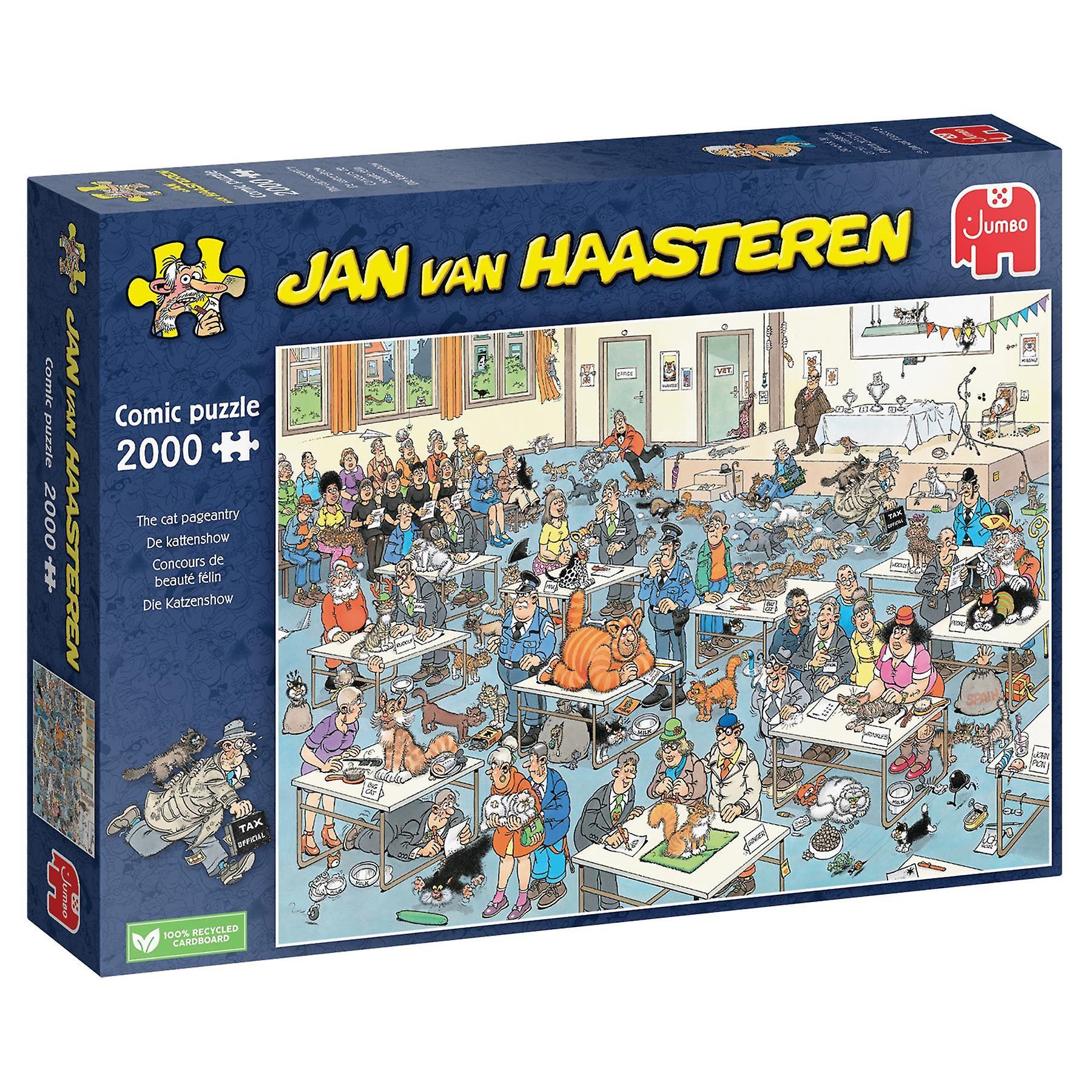 Jumbo Jan Van Haasteren The Cat Pageantry Jigsaw Puzzle (2000 Pieces)