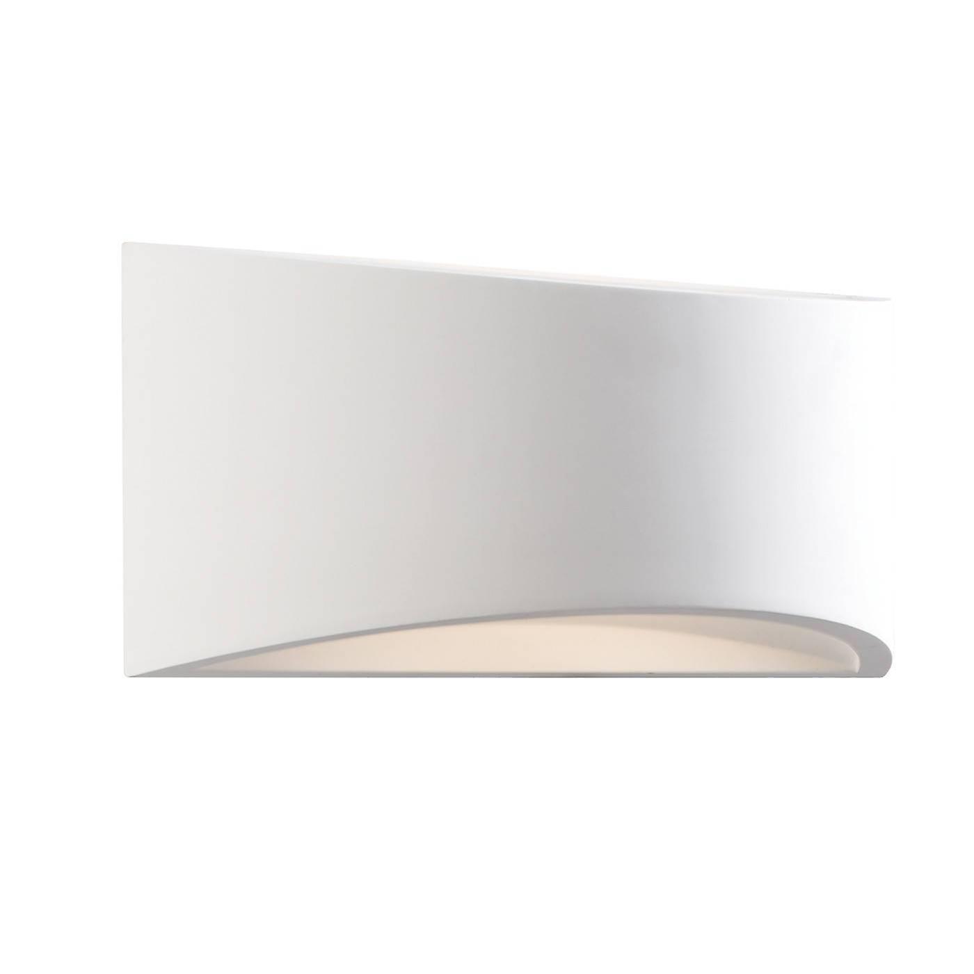 Endon Lighting Toko 1 Light Indoor Wall Light White Plaster