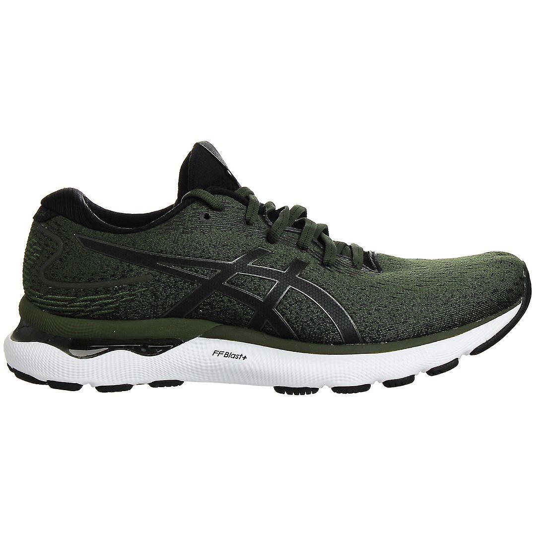 Asics Gel-Nimbus 24 Lace-Up Green Synthetic Mens Running Trainers 1011B359_300 UK 8.5 EU 43.5 US 9.5