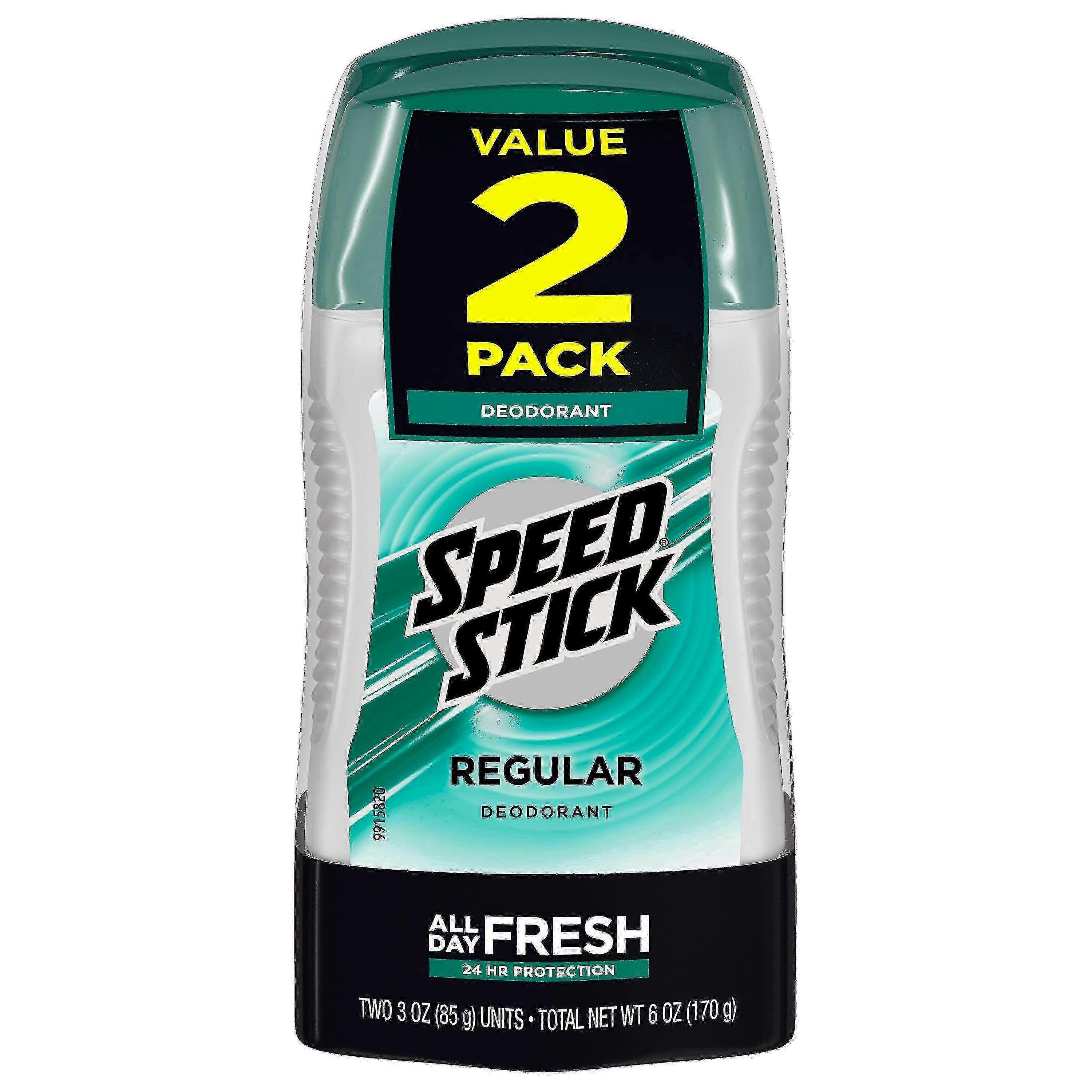 Speed Stick Men's Deodorant, Regular, 2 Ea