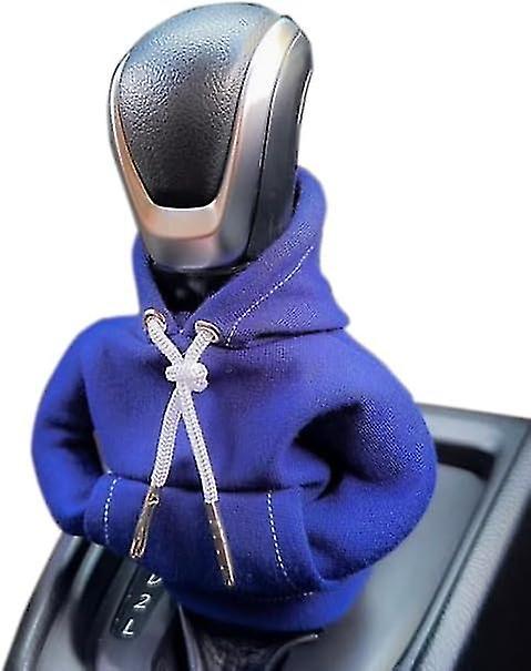 Hoshino Hoodie Car Gear Shift Cover, Gear Stick Hoodie, Hoodie Gear Shift Cover, Gear Shift Hoodie, Car Shifter Hoodie Blue