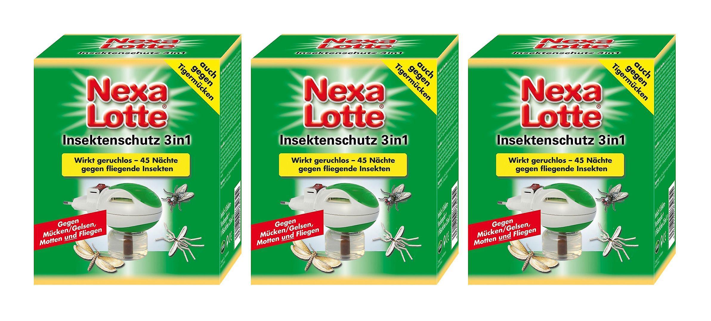 3 x NEXA LOTTE® insect plug 3in1, 1 set