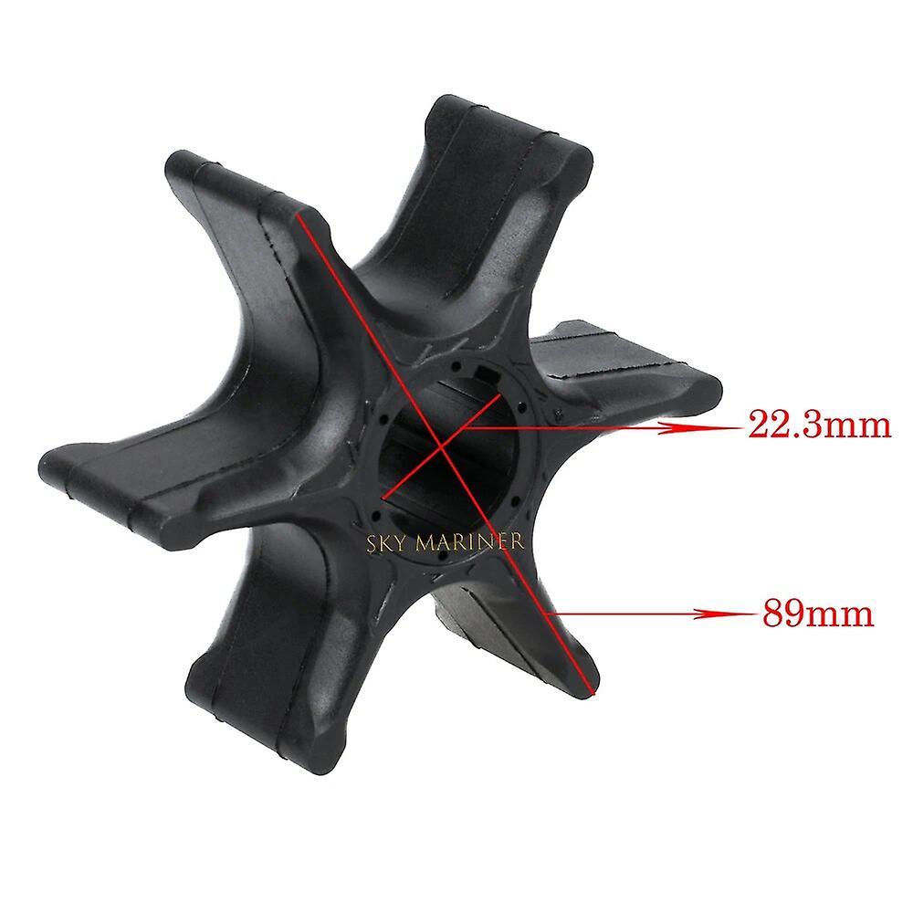 Roobeki 6E5-44352 Water Pump Impeller for YAMAHA Outboard 115HP 150HP 200HP 225HP  6E5-44352-01 500371 6E5-44352-01-00 2/4-stroke