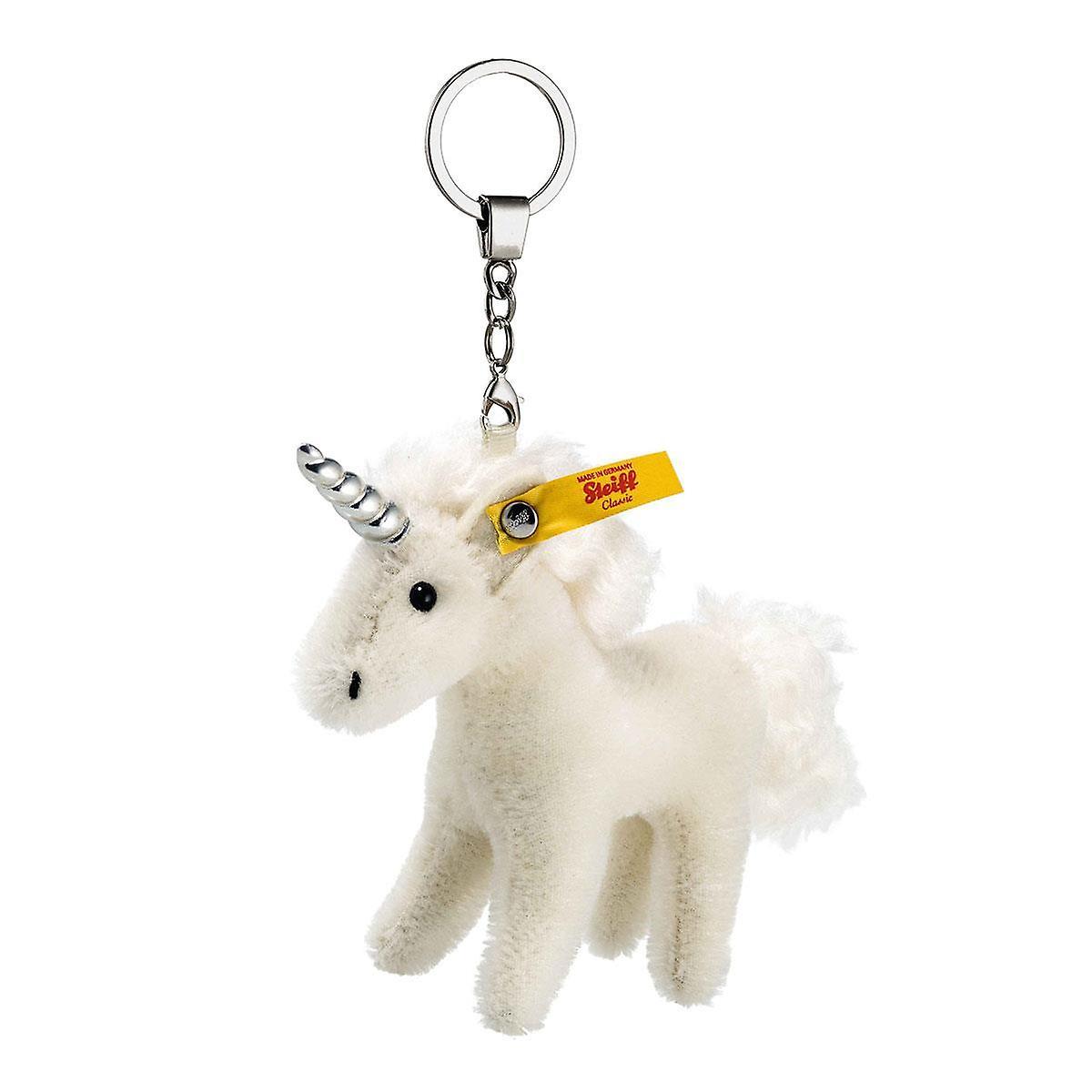 Steiff Unicorn Pendant Mohair Keychain - 11 cm