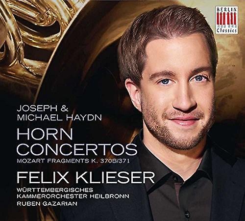 Berlin Classics Haydn,J. / Haydn,M. / Klieser / Wurttembergisches - Horn Concertos  [COMPACT DISCS] USA import