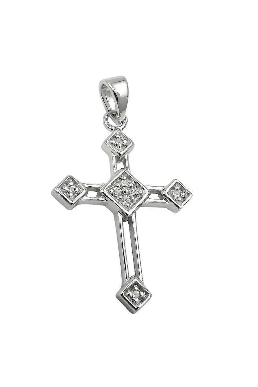 Gallay Pendant Cross With Zirconia Silver 925 - Gl93872