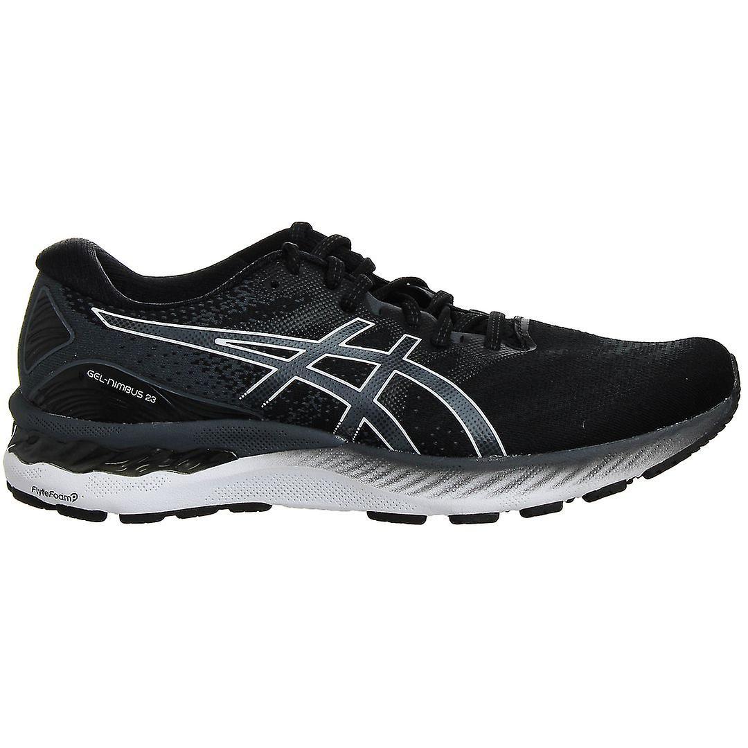 Asics Gel-Nimbus 23 Lace-Up Black Synthetic Mens Running Trainers 1011B004_001 UK 13 EU 49 US 14