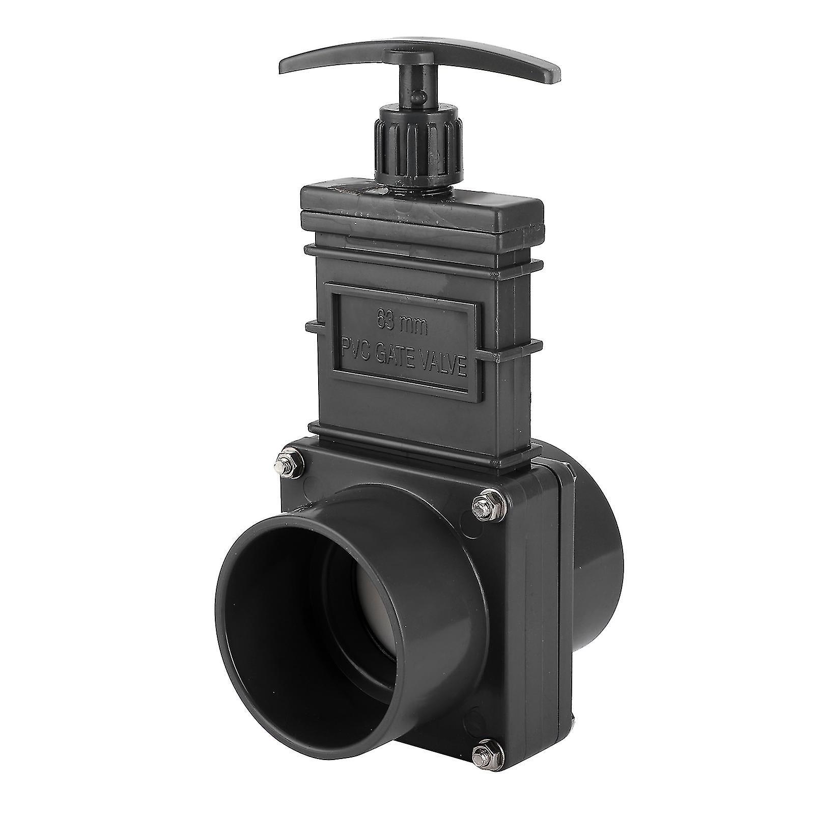 HCSC 63Mm Rv Water Gate Valve Waste Sewer Abs Valve Large Diameter High Working Effeciency For Caravan