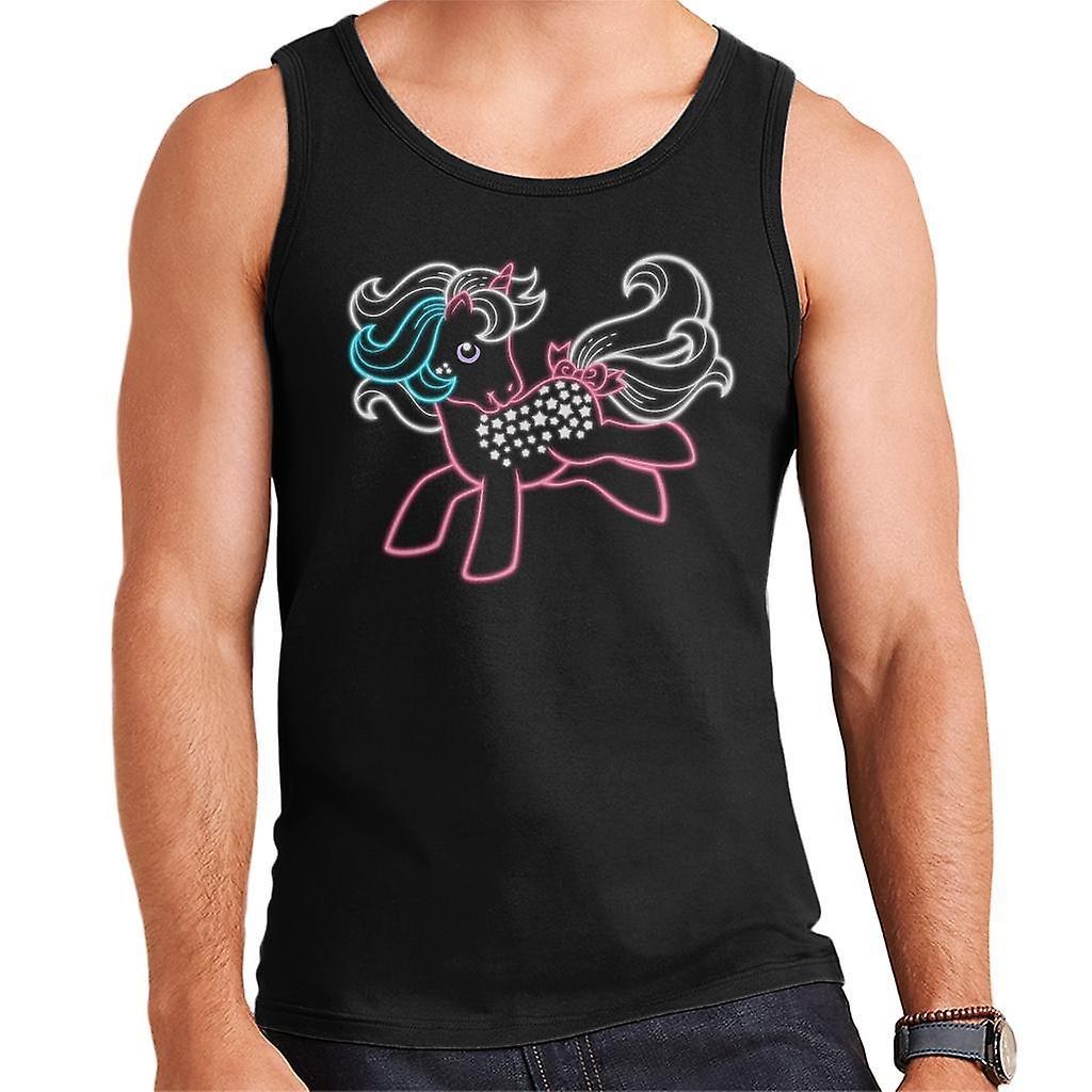 My Little Pony Stars Cutie Mark Neon Men's Vest Black Medium