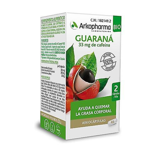 Arkopharma Arkocápsulas Guarana BIO 40 capsules