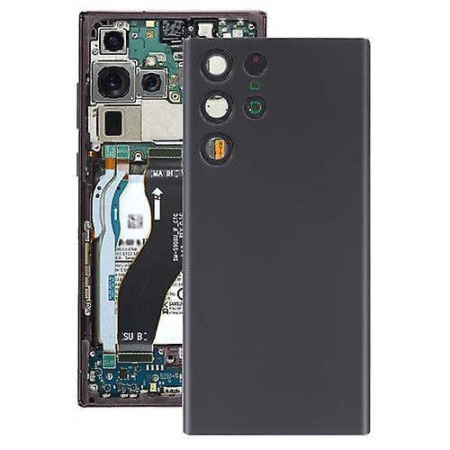 Repair Parts For Samsung Galaxy S22 Ultra 5g Sm-s908b Battery Back Cover With Camera Lens Cover Black