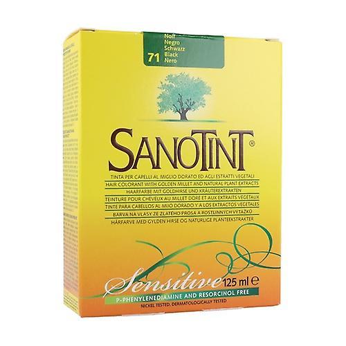 Sanotint Sensitive Hair Dye 71 Black 125 ml (Black)