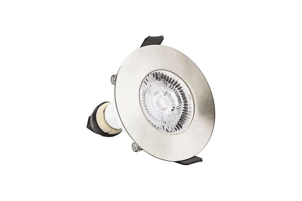 Integral Lighting LED Fire Rated Downlight Recessed Satin Nickel GU10 Holder Satin Nickel IP65