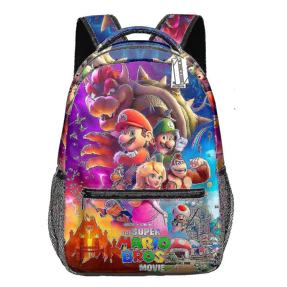 Kids Children Super Mario Bros Backpack 3d Printing Daypack For Boys Girls Elementary Preschool Student School Bags Gifts WHbyv B