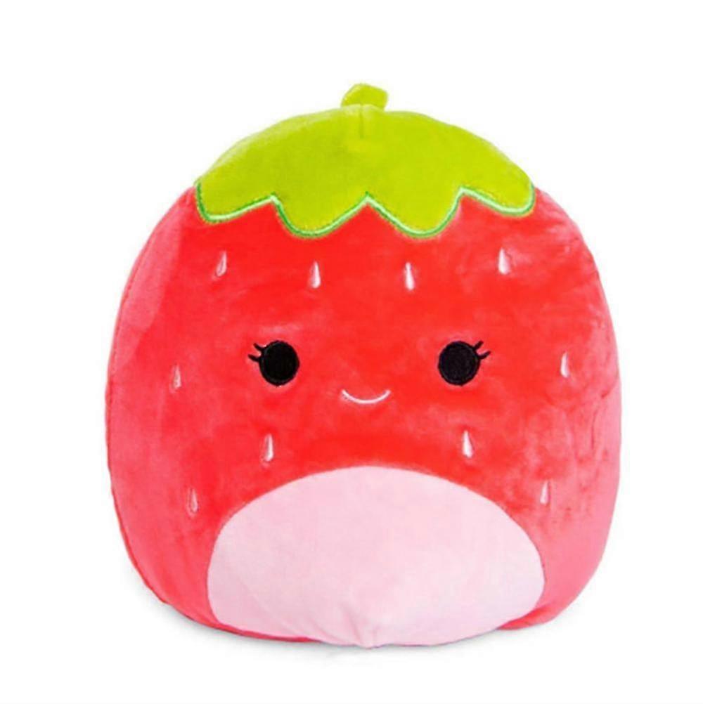 Ergocar Strawberry Fruit Pillow Plush Doll Pineapple Pillow Gift Animal Stuffed Pink