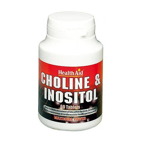 Health Aid Choline and Inositol 60 tablets of 250mg