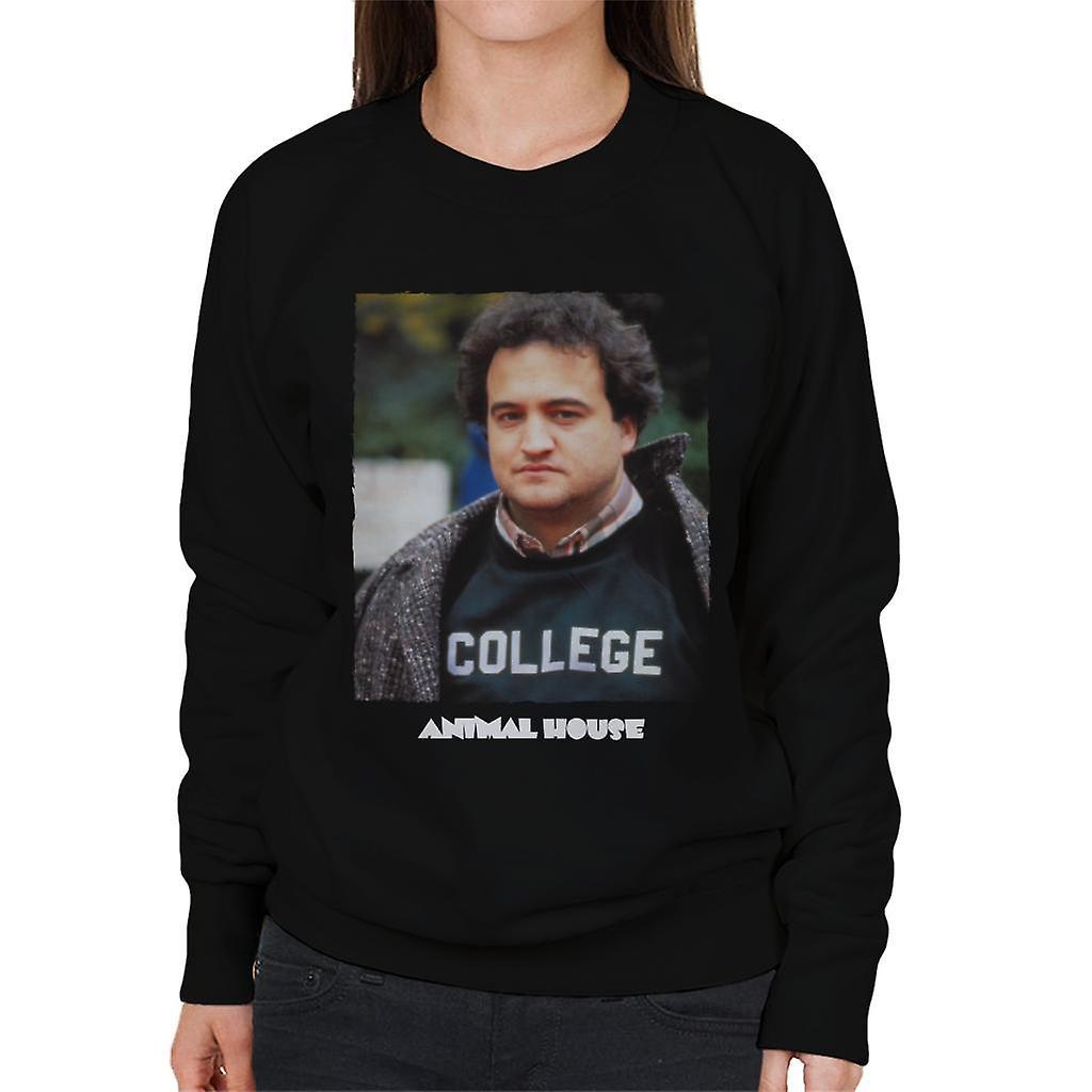 Animal House John Bluto Blutarsky College Women's Sweatshirt Black Large