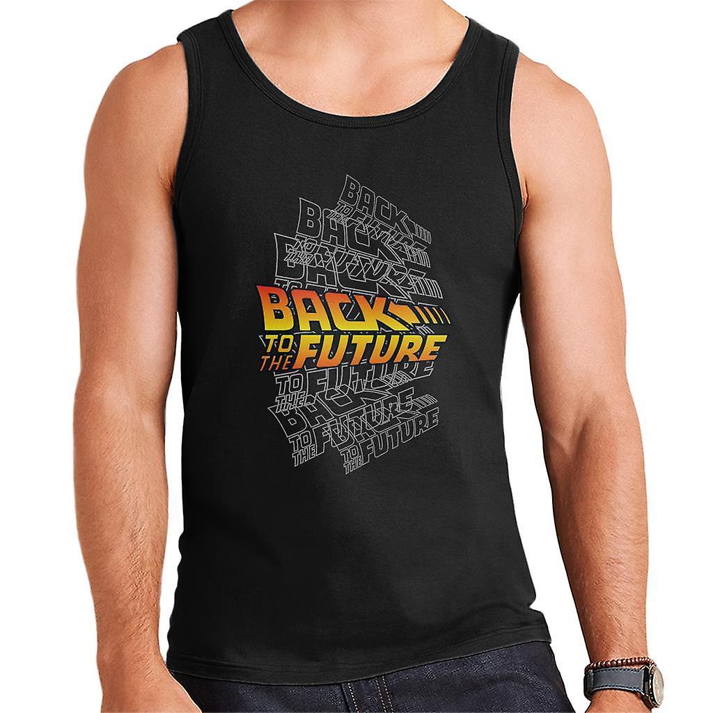 Back to the Future Classic Logo Montage Men's Vest Black X-Large