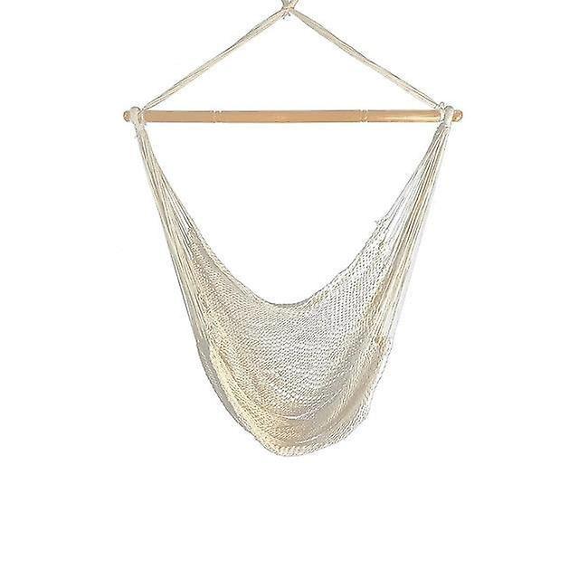 Slowmoose Hanging Hammock Chair - Wall Hang Swing Rope For Outdoor, Indoor, Garden B