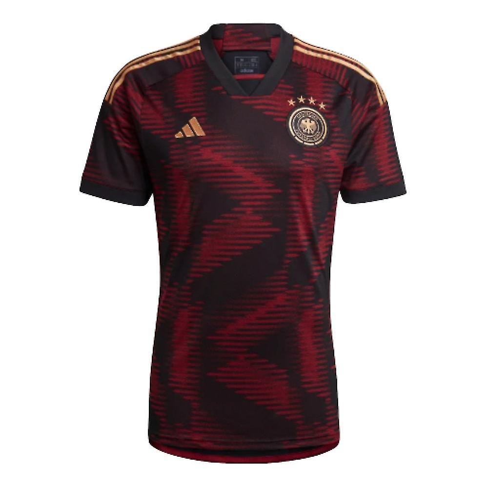 Adidas 2022-2023 Germany Away Shirt Black XL 44-46 inch Chest