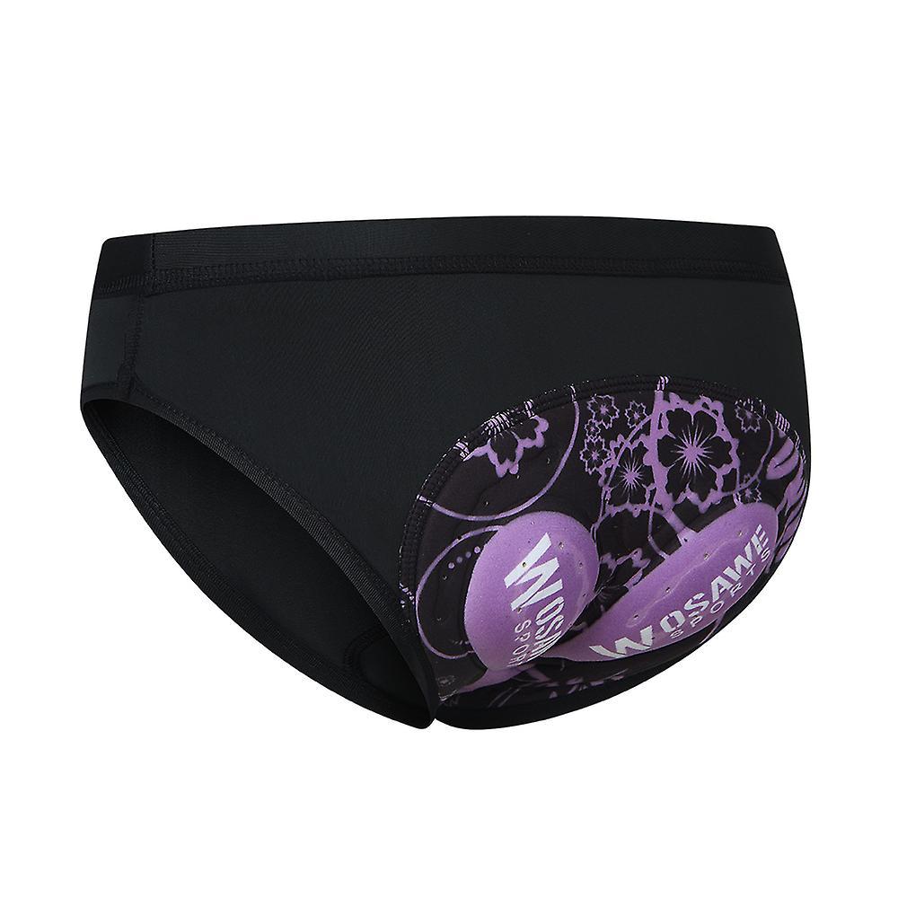 Wosawe Women Cycling Underwear Gel Padded Bike Shorts Mtb Bicycle Briefs Undershorts Black XL