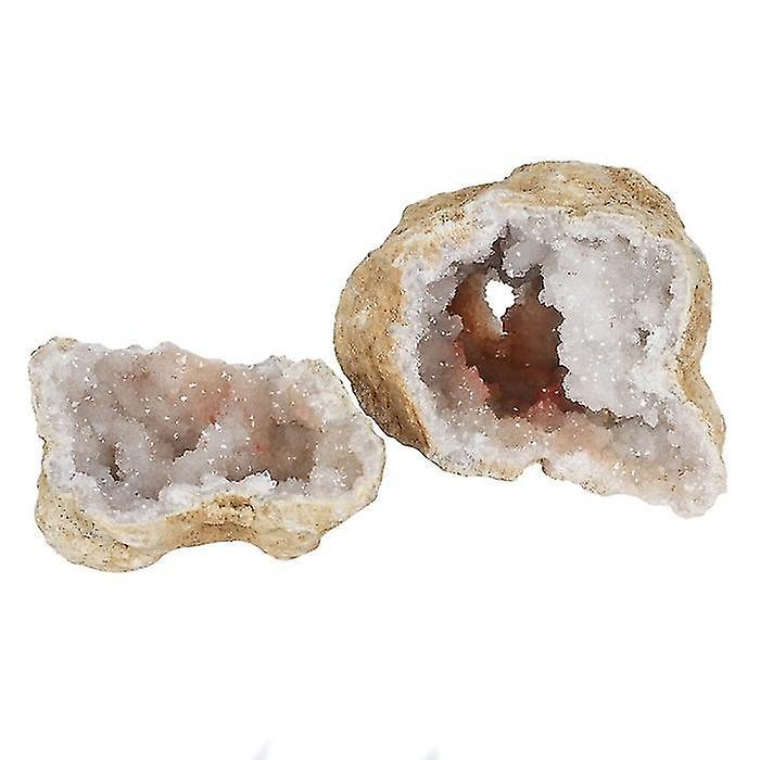 Something Different Medium White Quartz Geode One Size