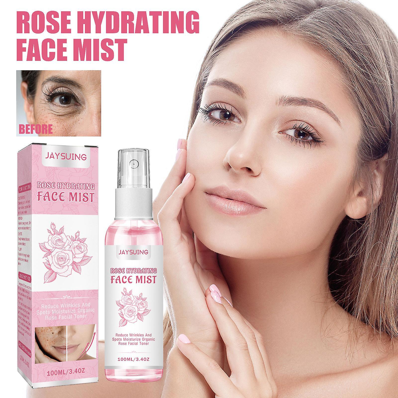 Kakanwo Reduce Wrinkles And Spots Moisturize Rose Facial Toner Rose Hydrating Face Mist Pink One Size