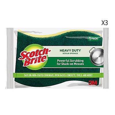 Scotch Brite Heavy Duty Scrub Sponge 3 Packs