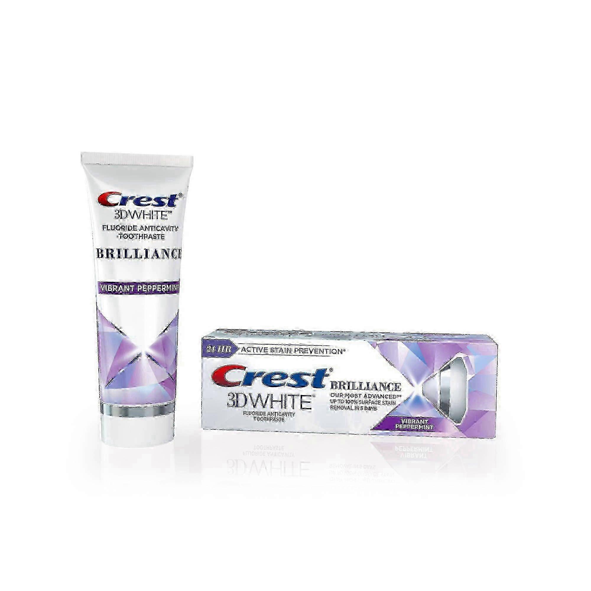 Crest 3d White Brilliance + Fluoride Anticavity Toothpaste, 3.9 Oz