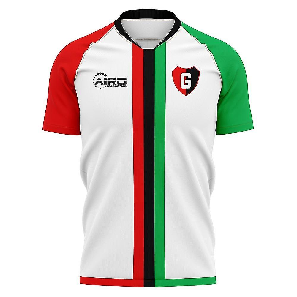 Airo Sportswear 2023-2024 Glentoran Home Concept Football Shirt - Adult Long Sleeve Yellow XXXL 54-56 inch Chest (136-148cm)