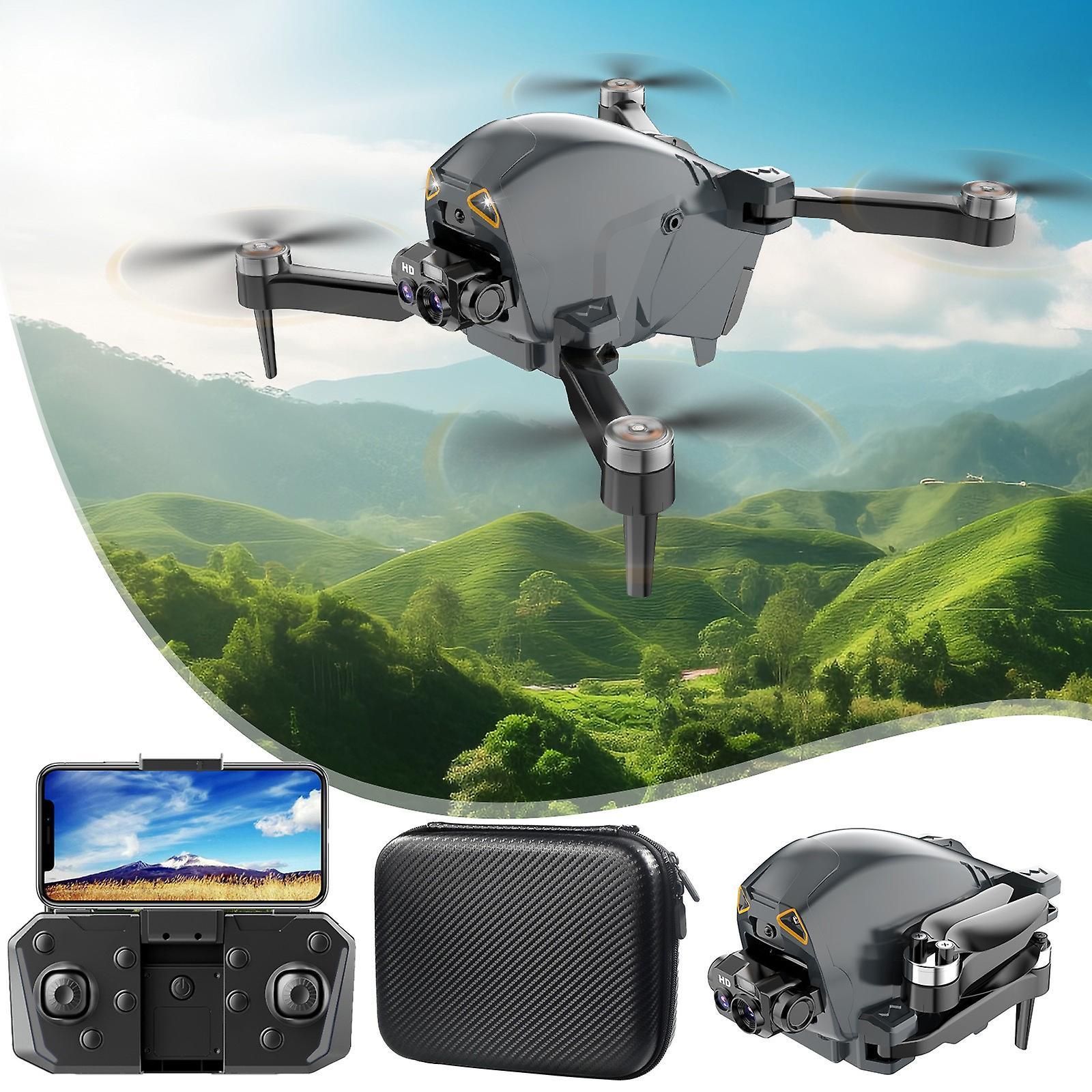 Kakanwo Fpv Drone With Dual Esc  Camera Brushless Motor Drones 2.4G Rc Quadcopter With Cool Appearance, Altitude Hold, Obstacle Avoidance For Adult...