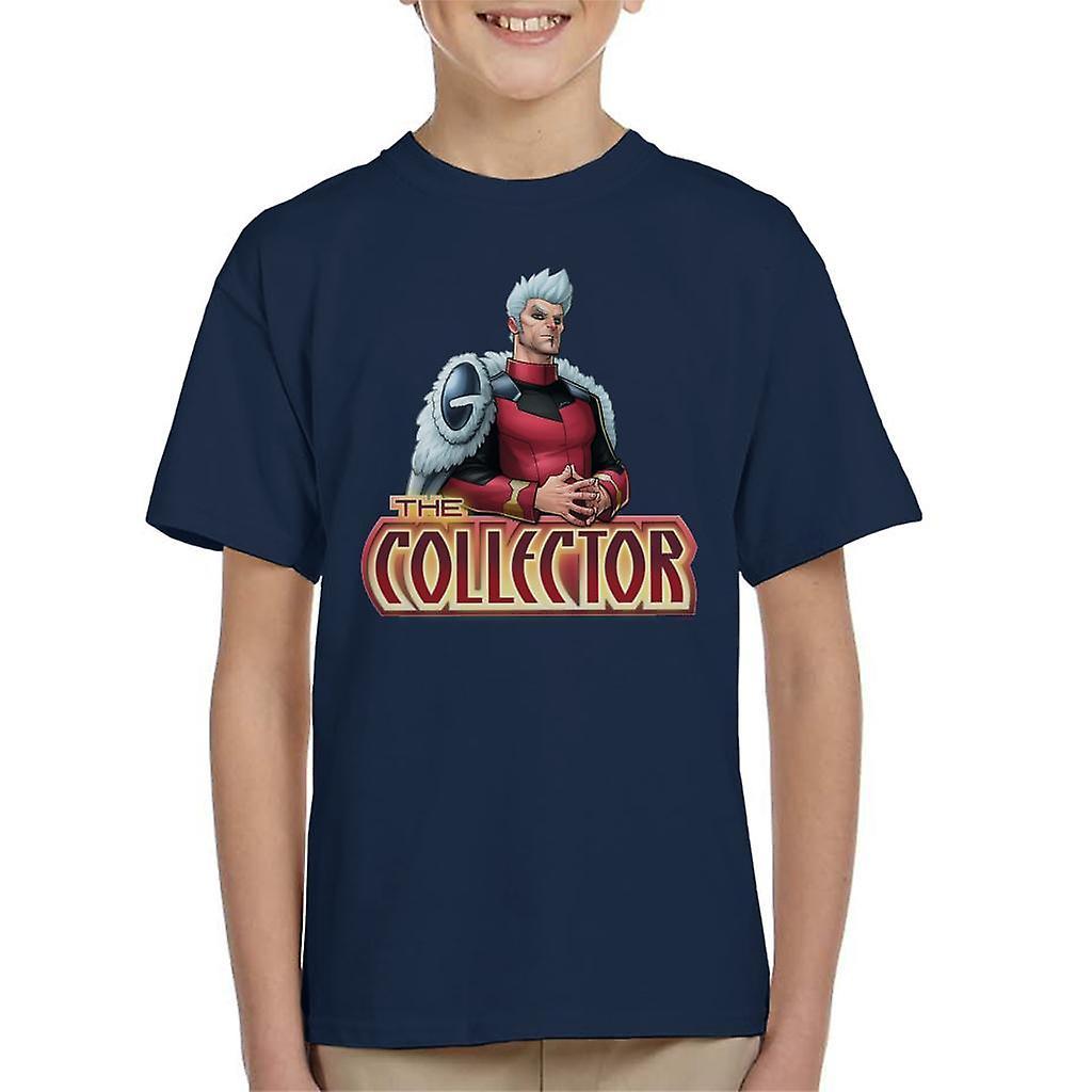 Marvel Guardians Of The Galaxy The Collector Kid's T-Shirt Navy Blue X-Small (3-4 yrs)