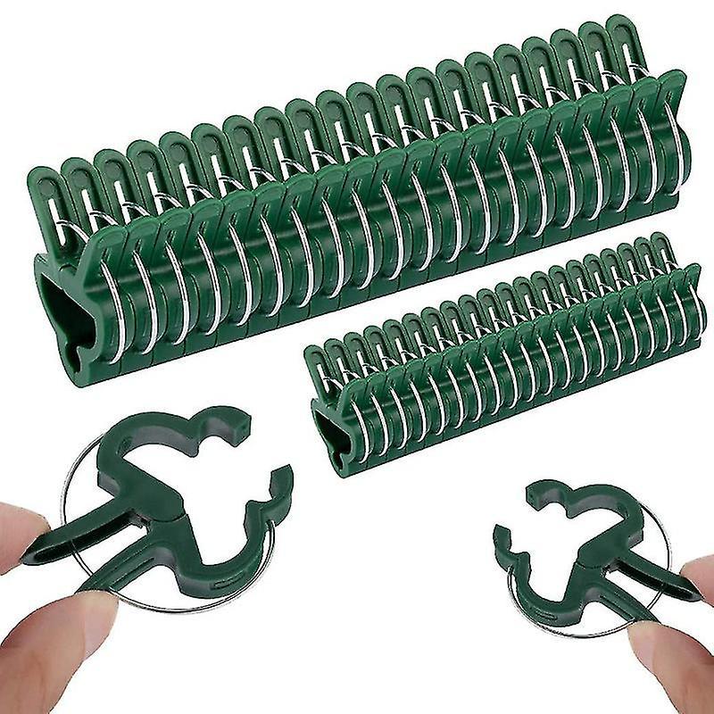 60Pcs Plant Clips, Spring Clips Plant Support for Tomatoes and Vine Vegetables - SFYGV