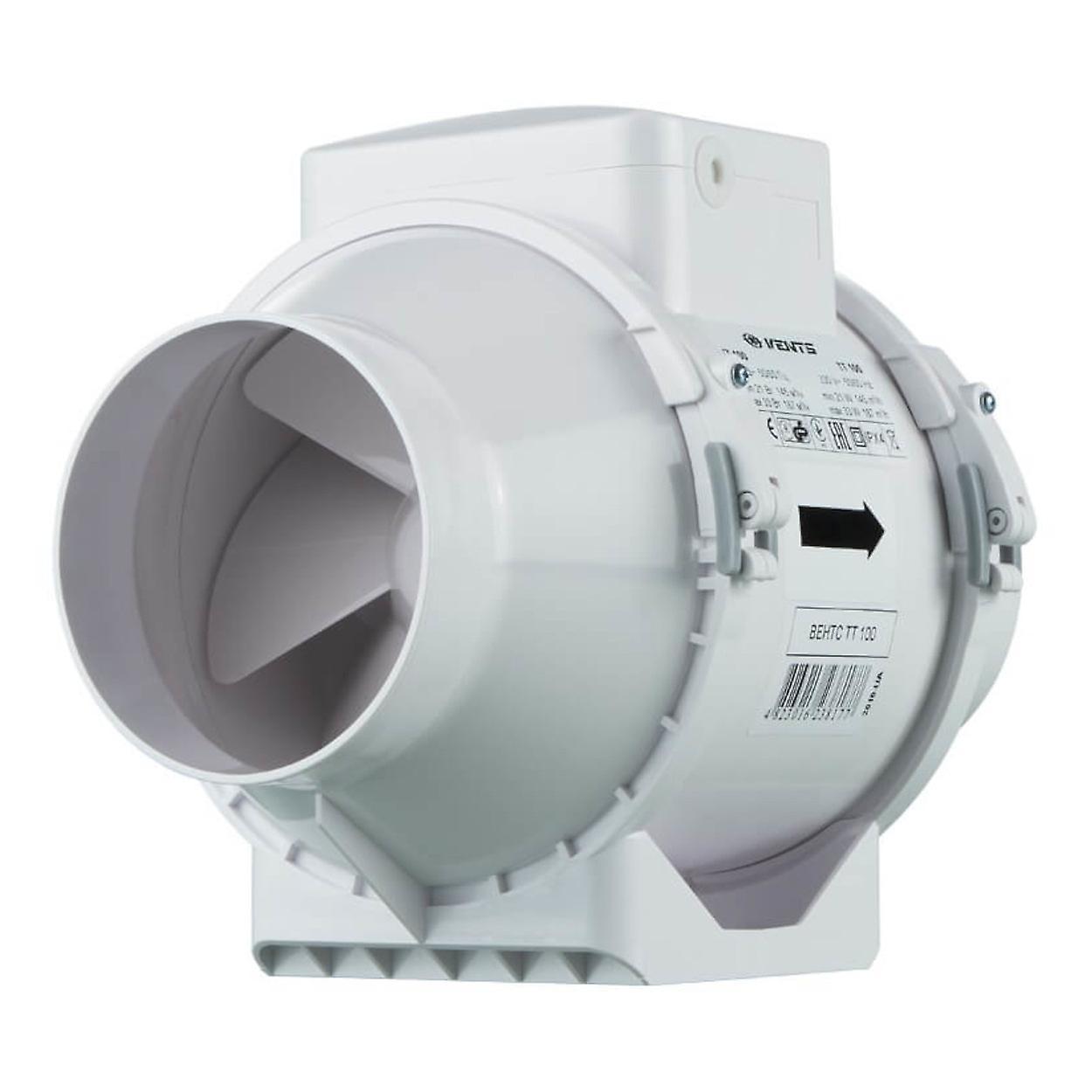 Inline Fan Vents TT 160 Up To 520 m³/h White 250