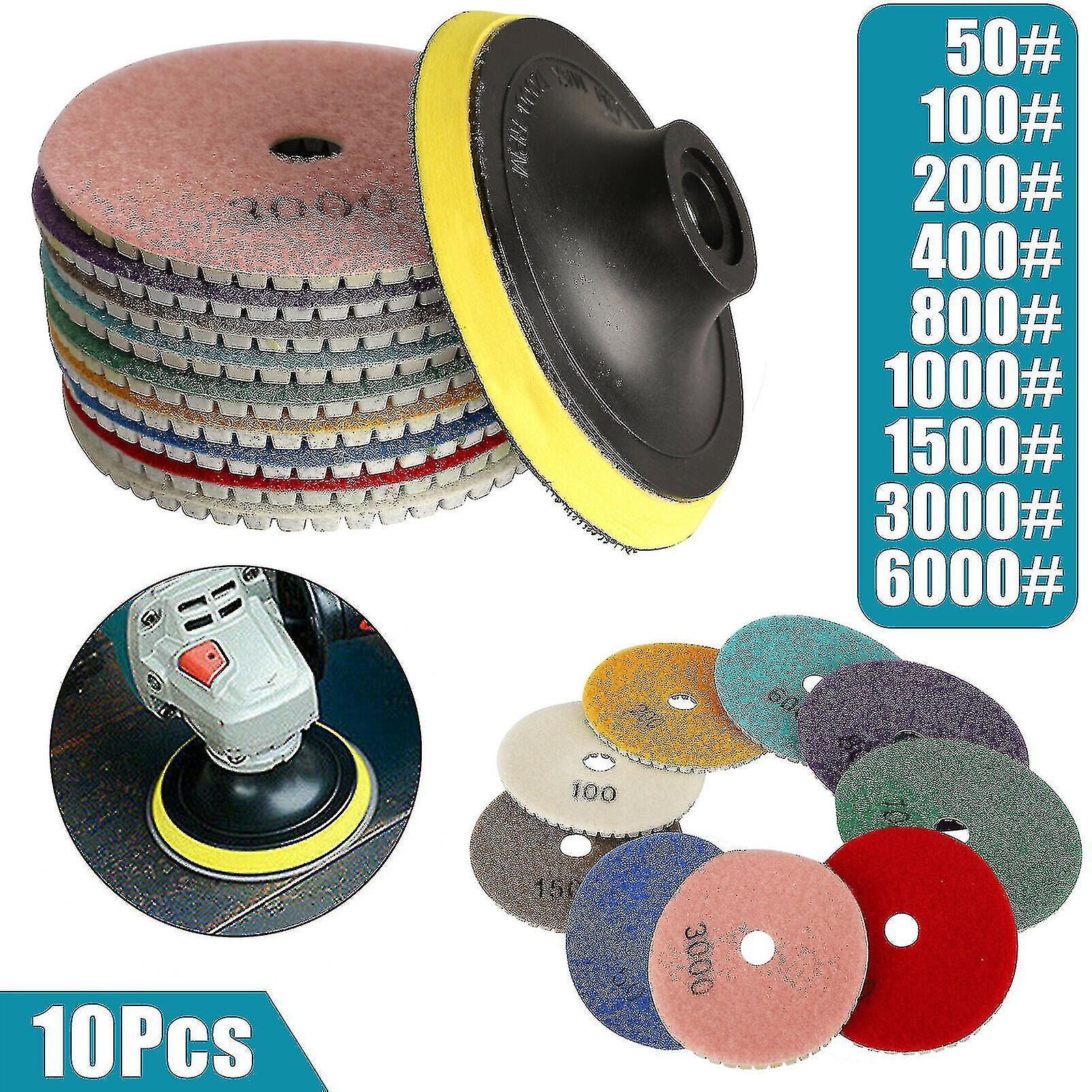 Bosheng Diamond Polishing Pads Wet Dry Granite Marble Concrete Stone