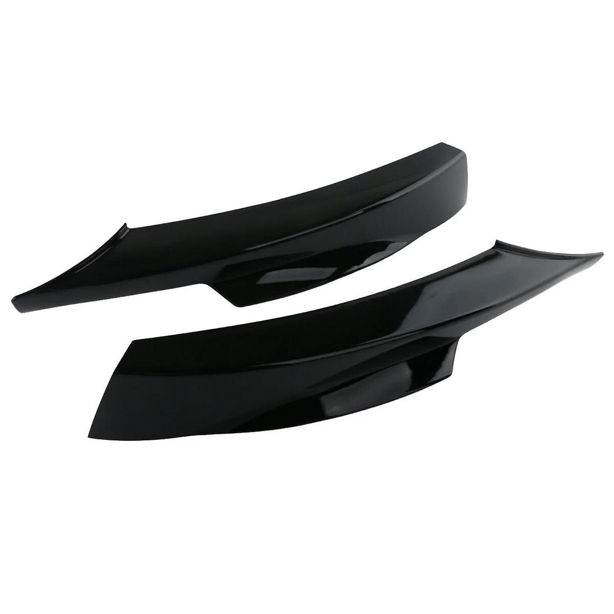 Scitoo Pair Front Bumper Lip Splitter Spoiler For Bmw E90 E91 335i 328i Lci 2009 2010 2011 2012 M-tech Bumper Side Splitter Cover Glossy Black