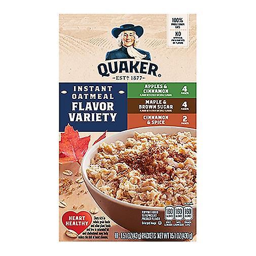 Quaker Instant Oatmeal Hot Cereal Flavor Variety Pack