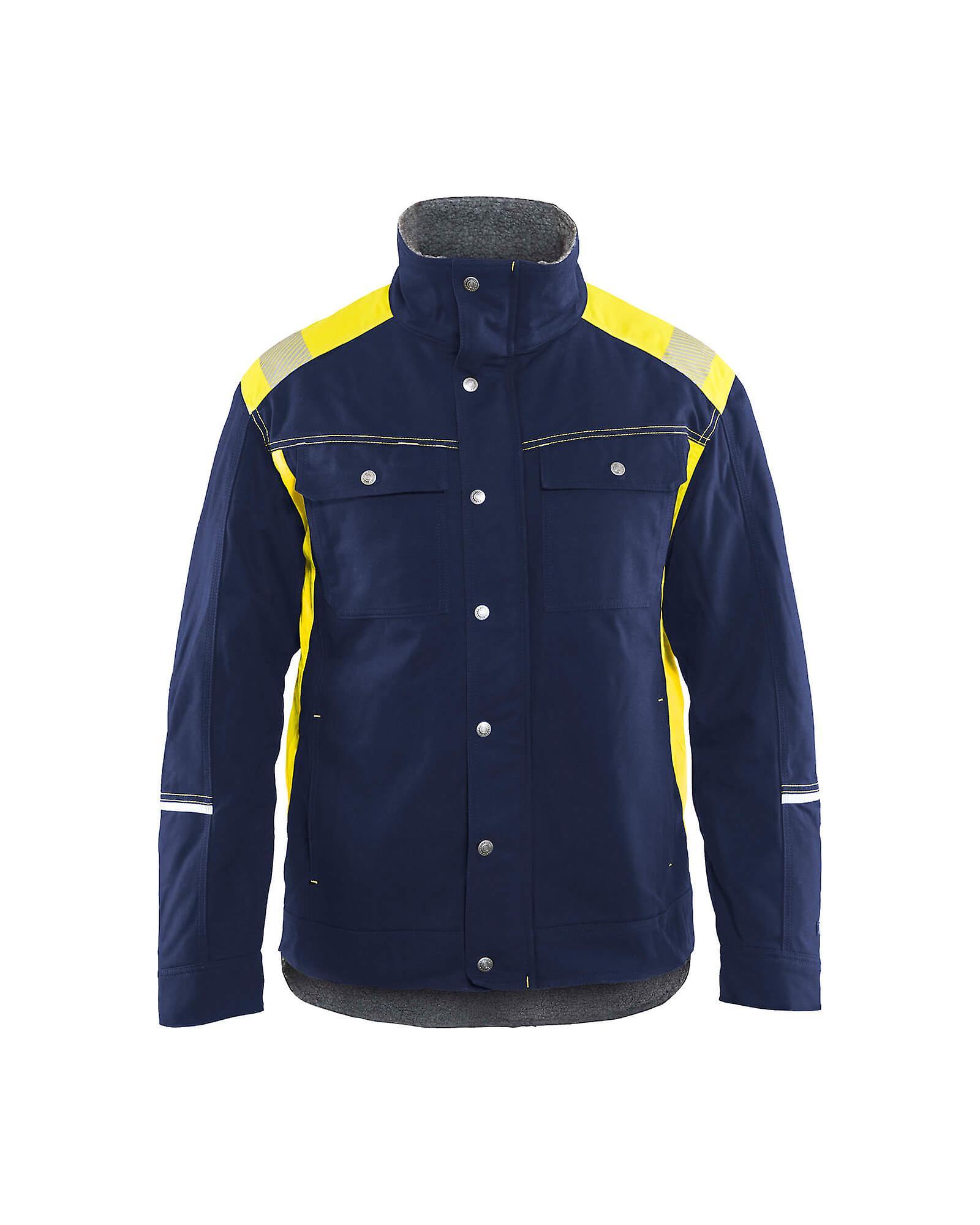 Blaklader 4915 winter jacket - mens (49151370) Navy blue/yellow M