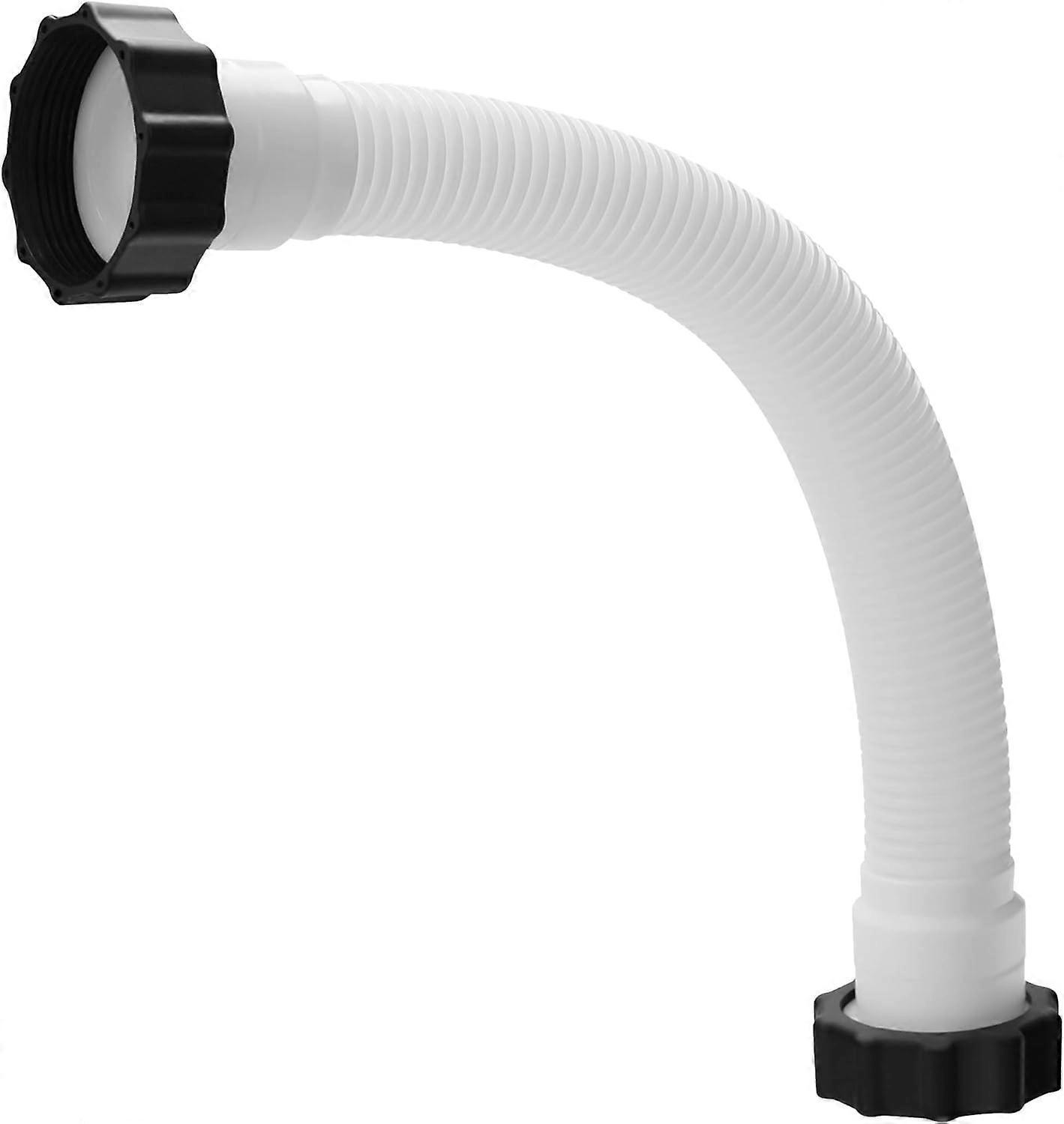 Szsljsm INTEX filter pump hose - 38 mm 150 cm/59inch - Swimming pool hose ,for Above Ground Pools for Filter Pump and Saltwater Systems (White)