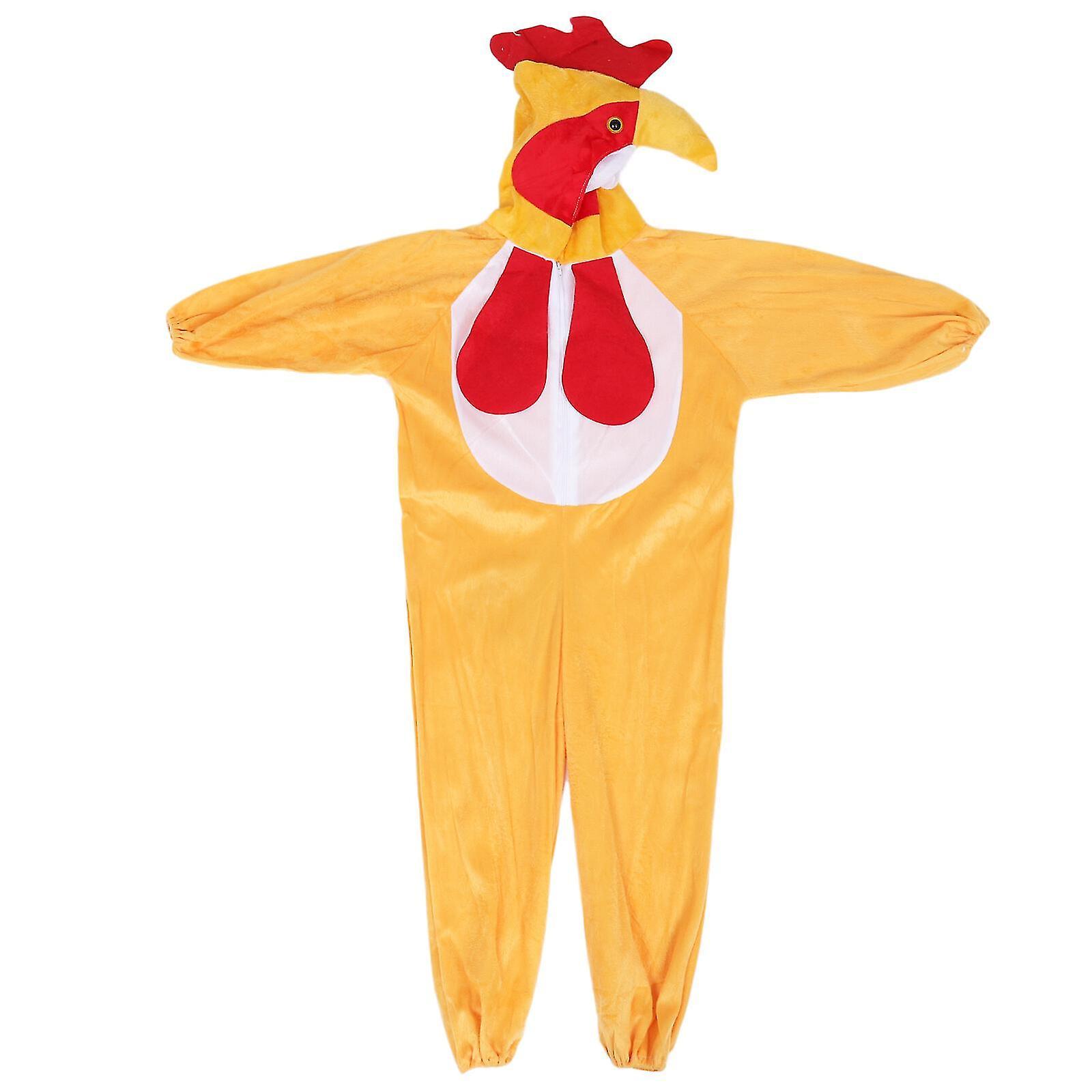 Zekai Fun Chicken Costume Children Cosplay Dress Up Costumes Fancy For Boy Girls yellow