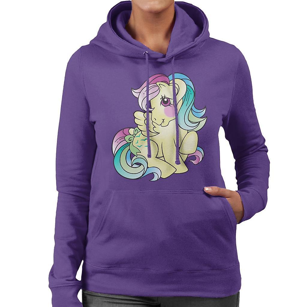 My Little Pony Skydancer Sitting Women's Hooded Sweatshirt Purple Large