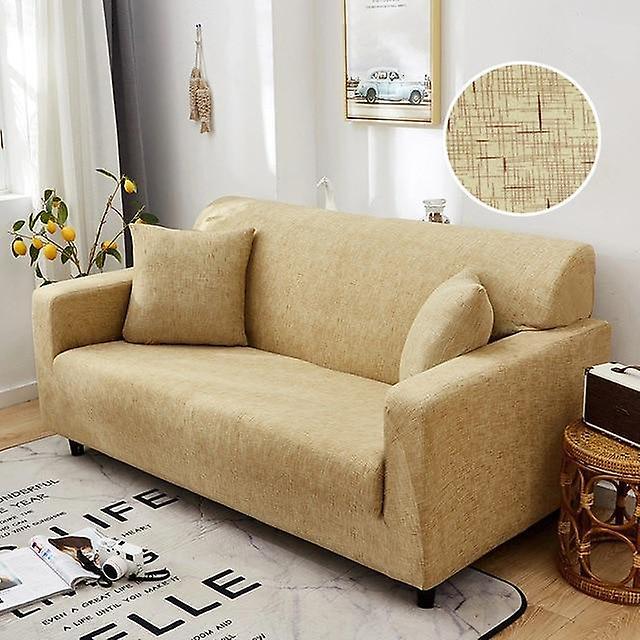 Slowmoose Cross Pattern Elastic Sofa Cover For Living Room, Couch Cover, Loveseat Sofa 2-seater 145-185cm / Color 17