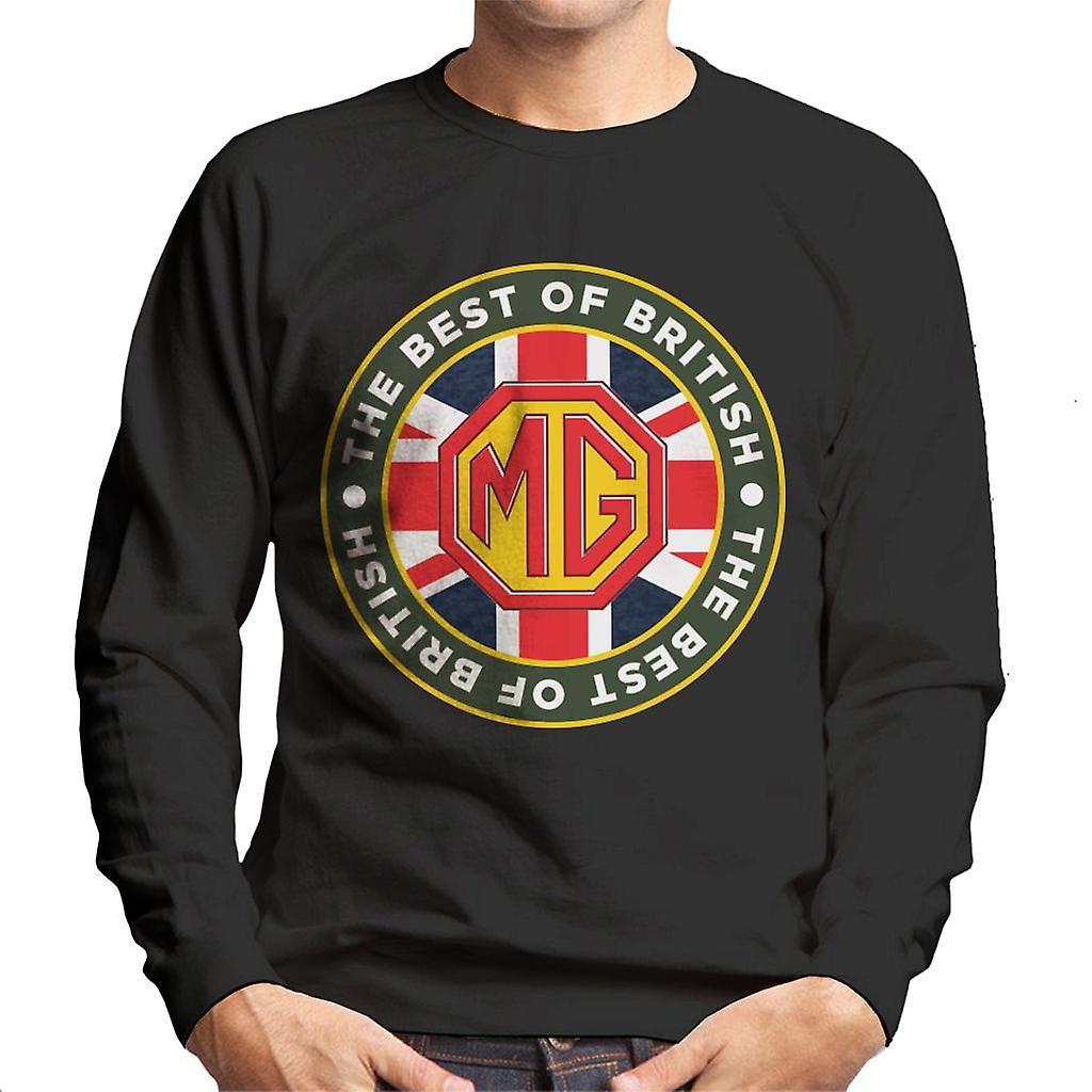 MG The Best Of British Motor Heritage Men's Sweatshirt Black X-Large