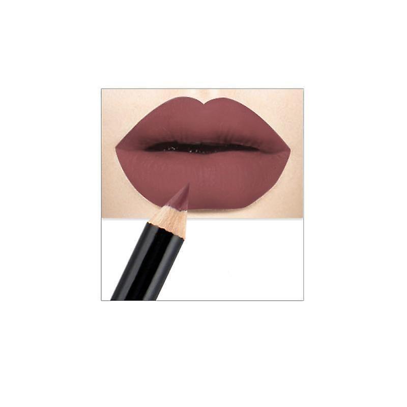 Slowmoose Lip Pencils Matte Lipliner, Silk Nude Lipstick Pen, Long Lasting Pigments Lip 08