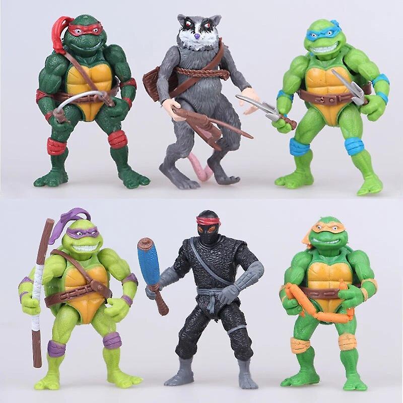 Renekton Anime 2012 Tmnt Figure Ninja Turtle Raphael Action Figure Pvc Don Collection Leonardo Movable Figures Model Toys 6pcs 12cm