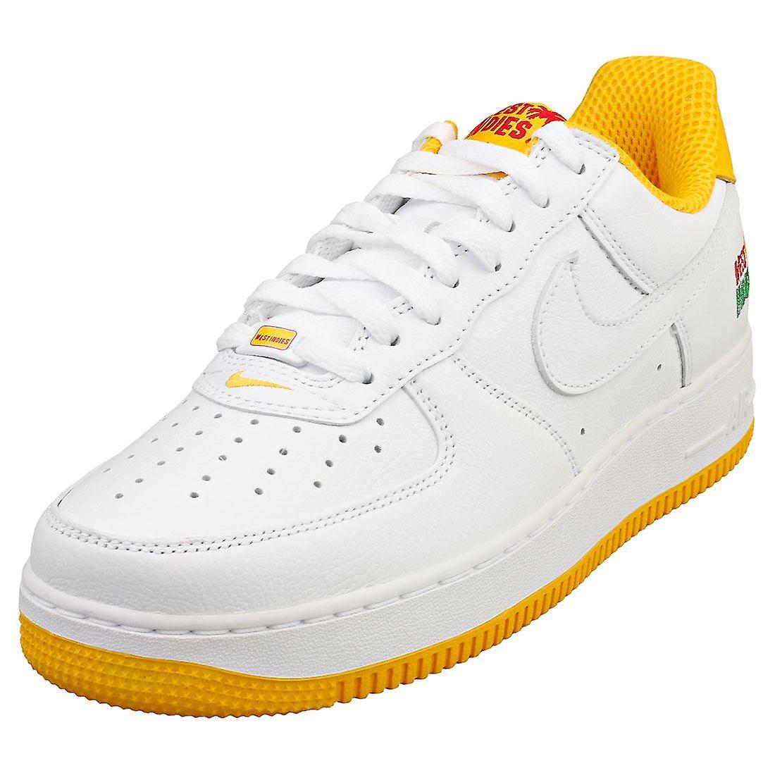 Nike Air Force 1 Low Retro Qs Mens Fashion Trainers in White Gold 9 UK