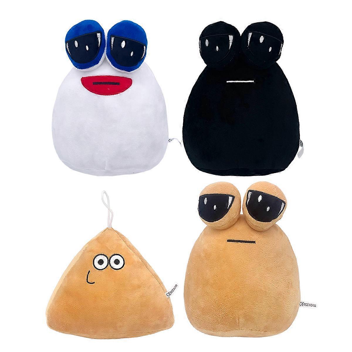 Bagadawang My Pet Alien Pou Plush Toy Stuffed Kawaii Alien Pet Doll Gifts for Kids Boys Girls Triangle alien