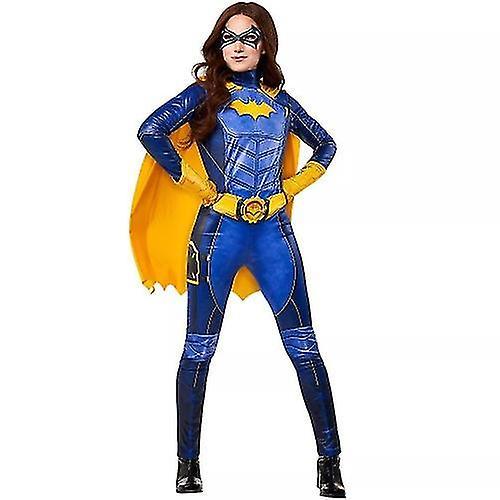 Gotham Knights Womens/Ladies Deluxe Batgirl Costume Blue/Yellow M